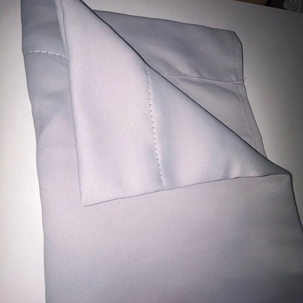 🍀 3 for $25 Versatile Functional Drapes Semi Blackout Drapes Soft Grey 36 x 29